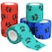 6pcs Vet Wraps, 2" Self Adhesive Bandage Wraps, Non-Woven Pet Wraps for Dogs Pet Animals &amp; Ankle Sprains &amp; Swelling (2", 6pcs, Paw Prints B)