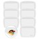 7 Pieces Pill Organizer Reusable Pocket Pill Case Portable Open Pill Pouch Silicone Small Pill Box Pill Container Pill Holder Pill Bags Organizing Medication, Vitamins, and Tablets for Travel (White)