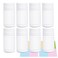 8 Packs 120cc Child-Proof Plastic Pill Bottle, Empty Medicine Bottle with Child-Resistant Cap, Food Grade Container for Chemicals, Liquids, Powders, and Candy
