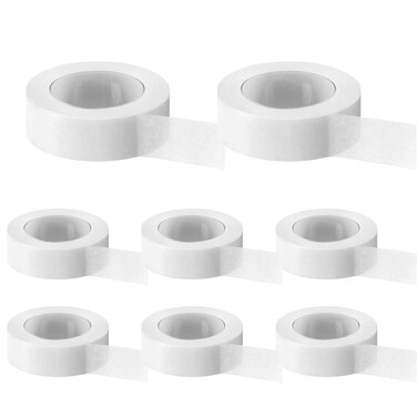 8 Rolls Nose Tape for Rhinoplasty Shaping, Micropore Tape, Paper Tape Medical, Flexible Surgical Bandages, Self Adhesive First Aid Bandages for Wound Injuries Swelling (0.5 in x 10 Yd)