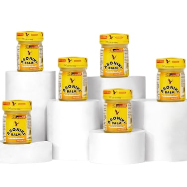 Aboniki Balm (6 Glass Jars) - Powerful and Fast-Acting Pain Relief for Muscles, Joints, and Whole Body. Get Quick Relief and Comfort with The Original Balm - Soothes Aches and Pains.