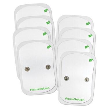 AccuRelief Wireless TENS Electrotherapy Pain Relief System Supply Kit (Packaging May Vary), Works with AccuRelief Wireless Remote Control TENS Device (ACRL-9000), 2 Pair (Pack of 1)