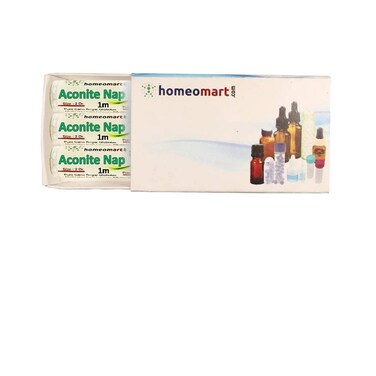 Aconite Napellus Homeopathy Pellets (Pills) in 1M Potency, Pack of 3