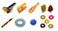 ACS / ACM Acupressure Health 8 in 1 Kit Body Roller, Palm Exerciser, Finger Massager, Sujok Rings, Spring, Ball, Thumb Pad, Bracelet Acupressure (8 In 1) Health Kit Plastic, Metal by ACS / ACM