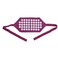 Acupressure Belt, Flower Shaped Stress Relief Acupressure Strap Wrap, Fabric ABS Acupressure Massage Mat, Acupressure Body Mat for Home Relieves Back Pain