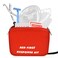 AED First Kit with CPR, Gloves, Razor, Scissors, Gauze Pads, and Cleansing Wipes for AED Training