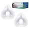 Airfit F20 Cushion Large - 2 Packs Replacement Cushion Compatible with Original Airfit F20 Frame - Reliable Seal, Comfortable Fit, Durable