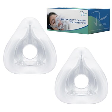 Airfit F20 Replacement Cushion Medium - 2 Packs Compatible with Original F20 Frame - Ultra-Soft &amp; Durable Replacement