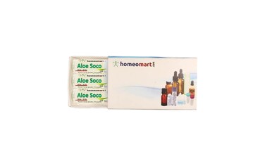 Aloe socotrina Homeopathy Pellets (Pills) in 1M Potency, Pack of 3