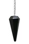 Amazing Gemstone Black Agate Crystal Pendulum for Divination - Dowsing Pendulum with Chakra Chain and Crystal Ball for Reiki Healing and Crystal Grid Meditation