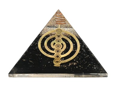 Amazing Gemstone Large Black Tourmaline Chakra Reiki Orgonite Pyramid   Organ Pyramids Positive Energy Healing