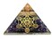 Amazing Gemstone Large Orgone Pyramid   Amethyst Pyramid Crystal   Chakra Metatron Orgonite Pyramid   Organ Pyramids Positive Energy Healing