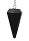 Amazing Gemstone Shungite Crystal Pendulum for Divination - Dowsing Pendulum Necklace with Chakra Chain and Crystal Ball for Reiki Healing and Crystal Grid Meditation