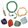 Amazing Gemstone Virgo Gifts Zodiac Crystal Kit for Women Men, Combo Set of Healing Stones, Bracelets and Necklaces Pulseras Para Hombres Mujer Stocking Stuffers (Information Card Included)