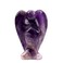 Amethyst Crystal Angel Crystals Healing Stones Spiritual Healing and Protection Guardian Statue Pocket Gemstone Decor Polished Peace Angel Figurine Meditation Love Gift for Women Men