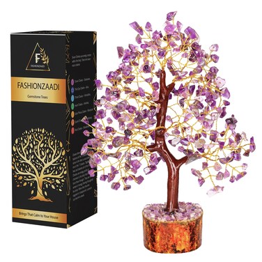 Amethyst Crystal Tree - Amethyst Tree - Crystal Tree For Positive Energy - Healing Stone Decor - Healing Gifts For Women - Energy Healing - Feng Shui Tree - Good Luck Gifts - Amethyst Crystals