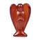 Amogeeli 1.5 Inches Hand-Carved Carnelian Pocket Stone Angel Figurine, Healing Crystal Guardian Angel Statue for Decoration Protection Meditation
