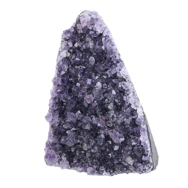 Amogeeli Natural Amethyst Crystal Geode Cluster Specimen for Home Decor, Mineral Raw Stone for Collection