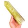 AMOYSTONE Large Lemon Quartz Tower Healing Crystal Obelisk Wand 6 Faceted Reiki Meditation Stone 0.6-1.1 LBS
