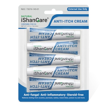 Anti Itch Cream Extra Strength, Outdoor Portable Itchy Skin Relief Cream for Bug &amp; Mosquito Bites, Insect Bites, Poison Ivy and More Itches, Contains Skin Protecting Oatmeal 1.76oz