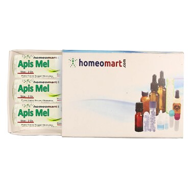 Apis Mellifica Homeopathy Pellets (Pills) in 1M Potency, Pack of 3