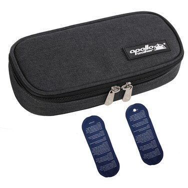 apollo walker Insulin Cooler Travel Case Diabetic Medication Cooler (Black)
