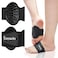 Arch Support Compression Sleeves for Flat Feet, Adjustable Velcro Plantar Fasciitis Braces for Fallen Arches, Unisex Orthotic Arch Support Wrap for High Arch, Feet Pain Relief