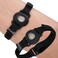 Armband for Dexcom G7, CGM Continuous Glucose Monitor System Transmitter Sensor Cover, 8-19 Inch Adjustable Flexible Arm Band for Adhesive Patches Waterproof Accessories (Black)