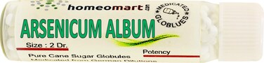 Arsenicum Album Homeopathy Pellets (Pills) 200C Potency, Pack of 3
