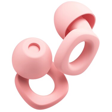 Audree Soft Ear Plugs for Noise Reduction, Reusable Flexible Earplugs for Sleep, Travelling, Focus, Study &amp; Noise Sensitivity, 28dB Noise Cancelling, 8 Silicone Ear Tips in XS/S/M/L, Pink