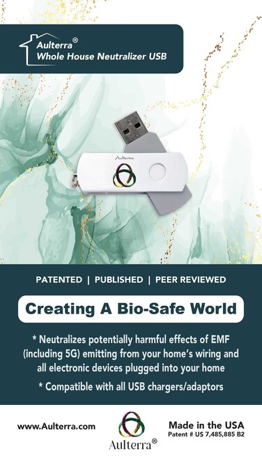Aulterra EMF Home Neutralizer USB for Whole House to Neutralize Harmful Incoherent EMF Frequencies Including 5G
