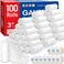AZEN 100 Pack Gauze Rolls Bandages, 3 in x 4.1 Yards, First Aid Supplies &amp; Premium Medical Supplies, Bandage Wrap Vet Wrap
