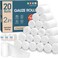 AZEN 20 Pack Gauze Rolls Bandages, 2 in x 4.1 Yards, Premium Medical Supplies &amp; First Aid Supplies, Bandage Wrap Vet Wrap