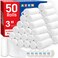 AZEN 50 Pack Gauze Rolls Bandages, 3 in x 4.1 Yards, Premium Medical Supplies &amp; First Aid Supplies, Bandage Wrap Vet Wrap