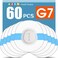 AZEN 60Pcs G7 Adhesive Patches Waterproof, Premium Pre-Cut Protection Hypoallergenic Adhesive Patch for G7, Breathable &amp; Transparent G7 Overpatch