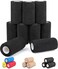 AZEN 9 Pack Self Adhesive Bandage Wrap, 4" X 5 Yards Elastic Cohesive Bandage Wrap, Color Athletic Tape, Tattoo Grip Tape Wrap, Vet Wrap, Ankle Tape