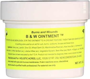 B &amp; W (Burn and Wound) Ointment, 2oz Container