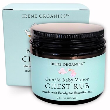 Baby Soothing Vapor Chest Rub Made with Lavender and Eucalyptus Essential Oils and all Natural Ingredients, Petroleum Free, For All Ages, Infants, Kids and Adults - 2oz
