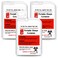 Baderke 3 Pcs Pocket Travel Sharps Disposal Container, 80ml Needle Disposal Containers Home Small Sharps Portable Biohazard Syringe Box for Home Travel Diabetic Supplies(Clear)