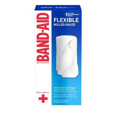 Band-Aid First Aid Covers Kling Large Rolled Gauze, (Pack of 3)