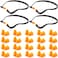 Banded Ear Plugs Silicone Hearing Bands Earplugs and Replacement Ear Buds for Shooting, Noise, Sleeping, Studying and Construction (48)