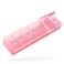 Barhon Pill Organizer Large, Weekly Pill Organizer Pill Box, Medicine Pill Organizer Travel, 7 Day Pill Case for Big Vitamin Supplements Fish Oil, Sakura Pink