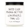 BAUBLEDAZZ Coworker Leaving Gifts for Women, Farewell Gifts for Coworkers- Handmade Lavender Soy Wax Candle(7oz)- Funny Going Away Gift for Coworker, Goodbye Gifts for Coworkers
