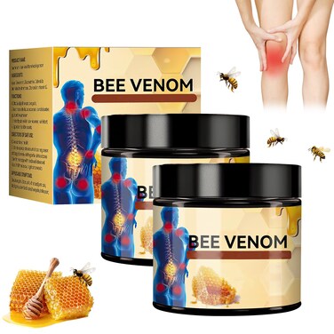 Bee Venom Cream, Bee Venom Advanced Joint and Bone Cream, New Bee Venom Professional Cream, Bee Venom Joint Cream, New Bee Venom Gel, for All Parts of the Body (2 Pcs)
