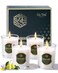 Beeswax Scented Candles, Glass Jar Candles Gift Set for Men Women, 4-Pack 2.6oz Candles for Home Scented, Up to 80 Hours Burn, Ebony, Freesia, Orange Blossom, Water Lily Candles Set
