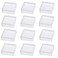 BENECREAT 15 Pack High Transparency 1.95x1.95x0.8 Inch Plastic Storage Containers Mini Earplugs Storage Box for Bead, Items and Small Jewelry Crafts
