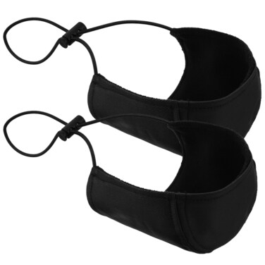 BESPORTBLE Unisex Shoe Heel Protective Cover Mat, Black, 20 x 8 cm