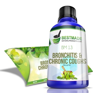 Bestmade Natural Products BM13 Cough Relief Drops   Homeopathic Remedy for Acute &amp; Chronic Cough, Whooping Cough   Chest Discomfort   Non-Drowsy, Safe for All Ages, 30mL