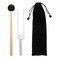 BESTonZON 1set Chakra Tuning Fork Silver Healing Musical Instrument for Meditation and Energy Balancing for Sound Therapy and Nerve Sensory Healing