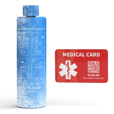 Biogel Ice Pack Suitable Insulin Cooler Travel Case